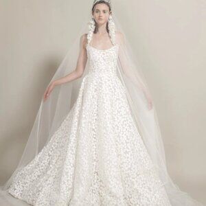 Reem Acra "Blooming Collection" 2024 Spring Size 10